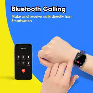 Zebronics DRIP Smartwatch with Bluetooth Calling, 100+ Watch Faces, 100+ Sport Modes, 4 built-in Games, Voice Assistant, 8 Menu UI, Fitness Health | zopic