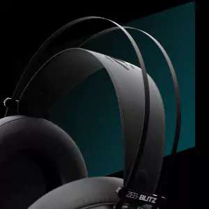 Zebronics Zeb Blitz Headphone USB Gaming Wired Over Ear with Dolby Atmos, RGB LED, Windows Software, Simulated 7.1 Surround Sound | zopic