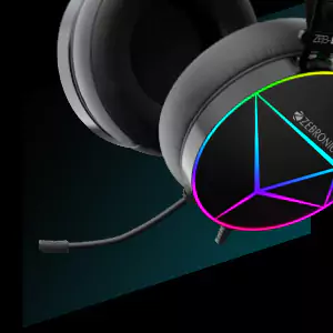 Zebronics Zeb Blitz Headphone USB Gaming Wired Over Ear with Dolby Atmos, RGB LED, Windows Software, Simulated 7.1 Surround Sound | zopic