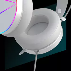 Zebronics Zeb Blitz Headphone USB Gaming Wired Over Ear with Dolby Atmos, RGB LED, Windows Software, Simulated 7.1 Surround Sound | zopic