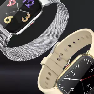 Zebronics Zeb-FIT5220CH Smartwatch Limited Edition Smart Fitness ,2.5D Curved Glass 4.4cm Square Display, SpO2/BP/HR Monitor, IP68 Water Proof | zopic