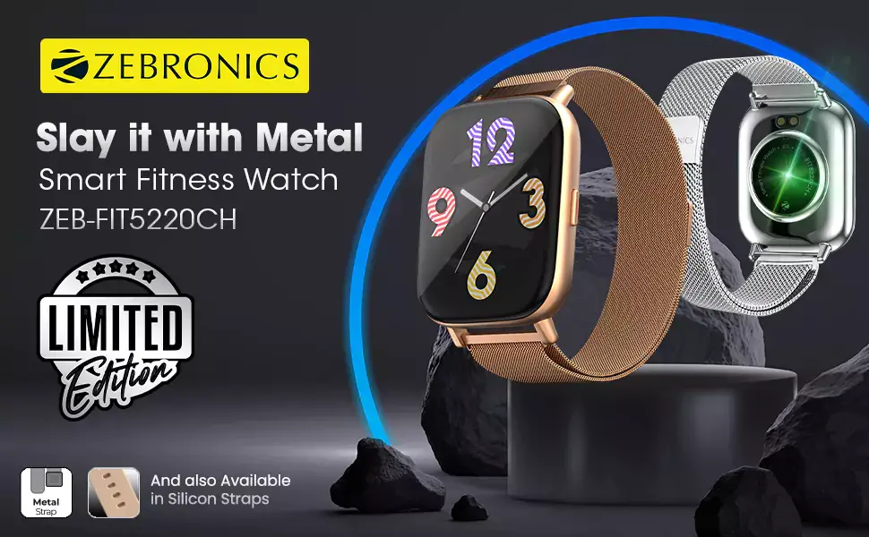 Zebronics Zeb FIT5220CH Smartwatch Best Price Fitness Spo2