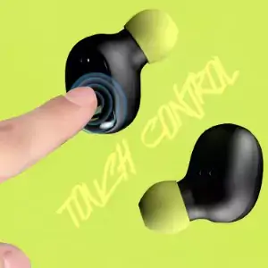 Zebronics Zeb-Sound Bomb 1 TWS Earbuds with BT5.0, Upto 12H Playback, Touch Controls, Voice Assistant, Type C Portable Charging Case | zopic