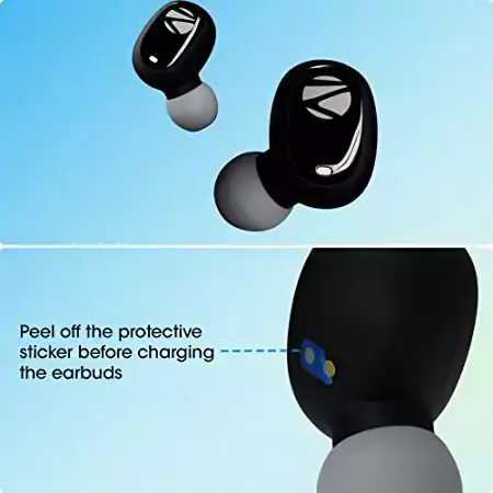 Zebronics Zeb-Sound Bomb N1 True Wireless Earbuds with ENC, Gaming Mode, Upto 18H Playback, Bluetooth V5.2, Voice Assistant, Splash Proof, Type C | zopic