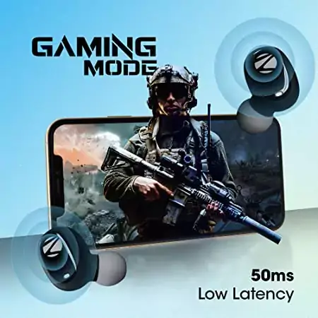 Zebronics Zeb-Sound Bomb N1 True Wireless Earbuds with ENC, Gaming Mode, Upto 18H Playback, Bluetooth V5.2, Voice Assistant, Splash Proof, Type C | zopic