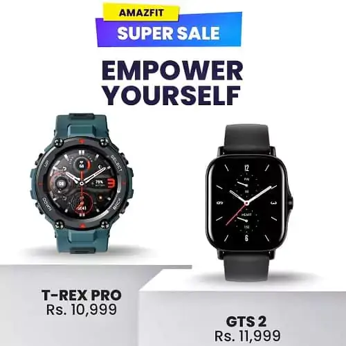 amazfit smartwatch zopic banner (2) T rex Pro and GTS 2