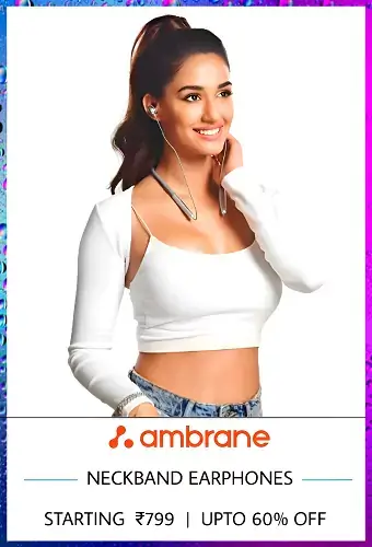 ambrane neckband disha patani zopic banner