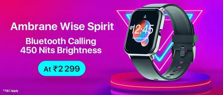 ambrane wise spirit smartwatch zopic
