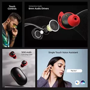 boAt Airdopes 441 True Wireless Earbuds with Upto 30 Hours Playback, boAt Signature Sound, IWP Technology, IPX7, Type-c Interface and Touch Controls