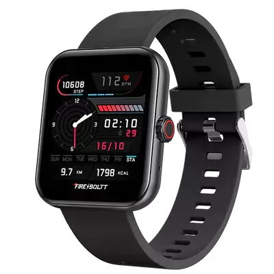 Fire Boltt AI Smartwatch BT Calling, Voice Assistant, Touchscreen, Fitness & Outdoor, Battery Upto 10 Days, Stress Monitoring and Multiple Sports Modes | zopic