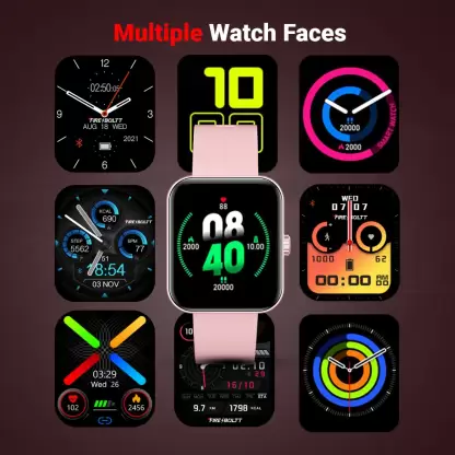 Fire Boltt AI Smartwatch BT Calling, Voice Assistant, Touchscreen, Fitness & Outdoor, Battery Upto 10 Days, Stress Monitoring and Multiple Sports Modes | zopic