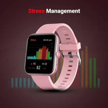Fire Boltt AI Smartwatch BT Calling, Voice Assistant, Touchscreen, Fitness & Outdoor, Battery Upto 10 Days, Stress Monitoring and Multiple Sports Modes | zopic