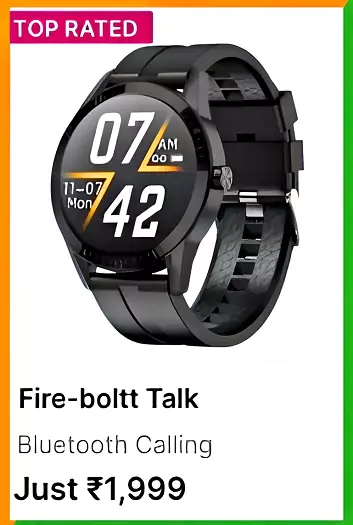 fire boltt talk smartwatch zopic