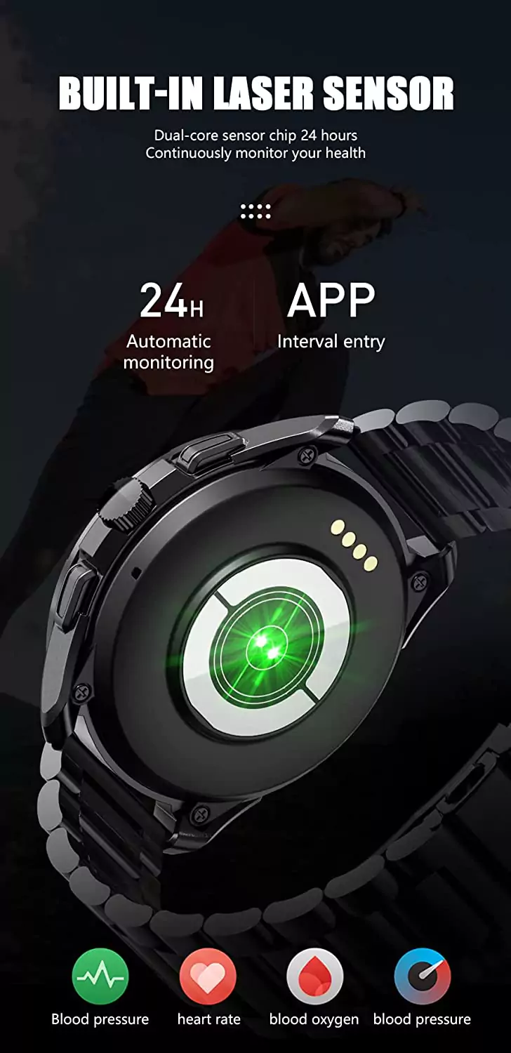 Minix Prime Smartwatch 1.32 inch Semi Amoled Bluetooth Calling, Password Lock, Split Screen, IP67 Waterproof, Long Battery Life, HD Sound Quality | zopic
