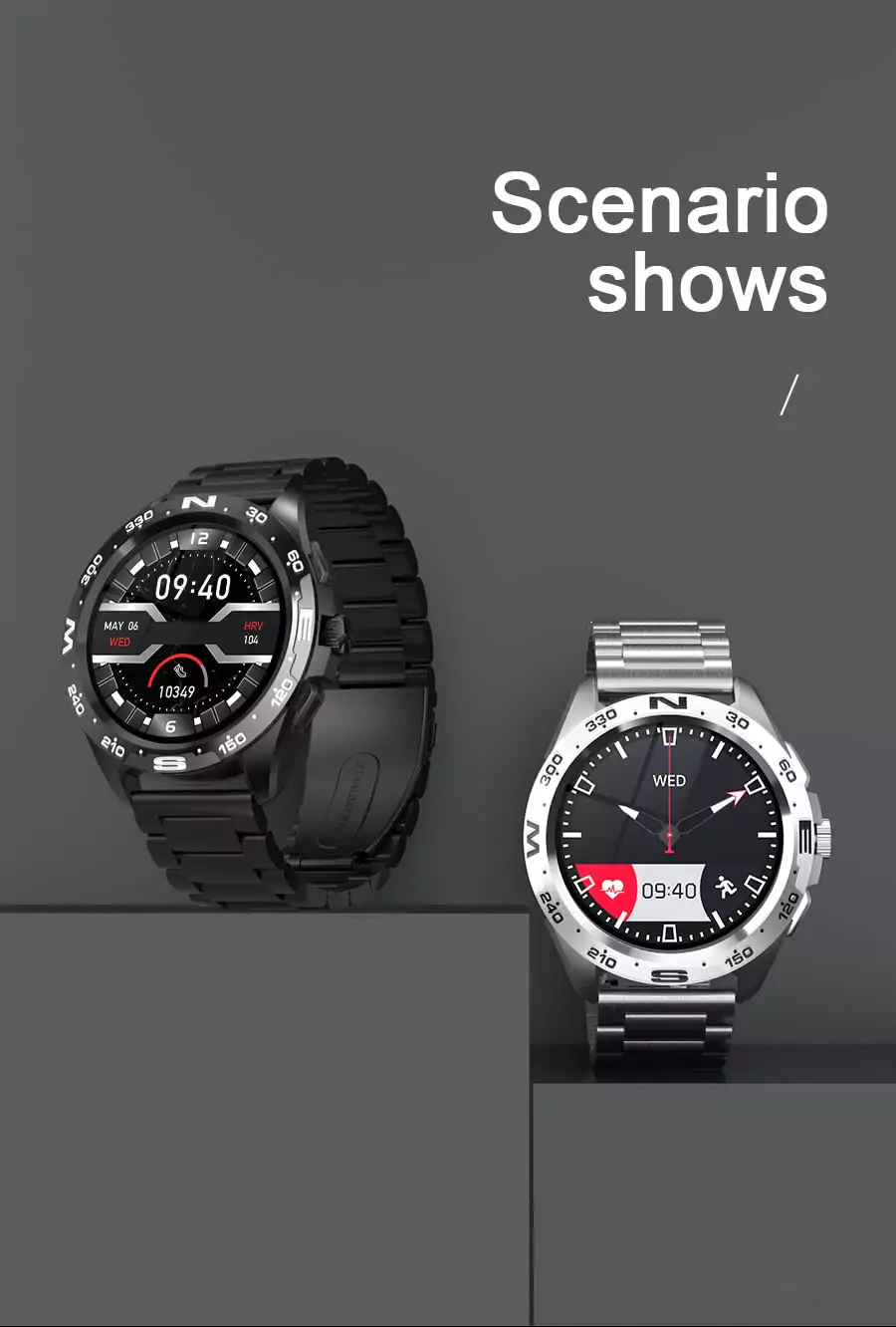 Minix Prime Smartwatch 1.32 inch Semi Amoled Bluetooth Calling, Password Lock, Split Screen, IP67 Waterproof, Long Battery Life, HD Sound Quality | zopic