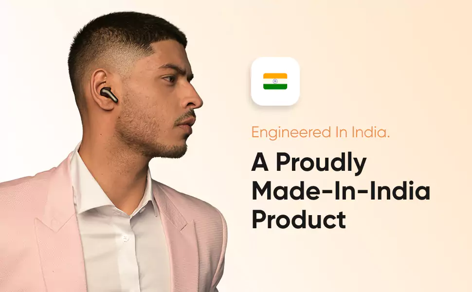 Mivi Duopods A25 Earbuds Bluetooth Truly Wireless Mic with 40Hours Battery, Made in India with Immersive Sound Quality, Voice Assistant, Touch Control | zopic