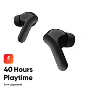 Mivi Duopods A25 Earbuds Bluetooth Truly Wireless Mic with 40Hours Battery, Made in India with Immersive Sound Quality, Voice Assistant, Touch Control