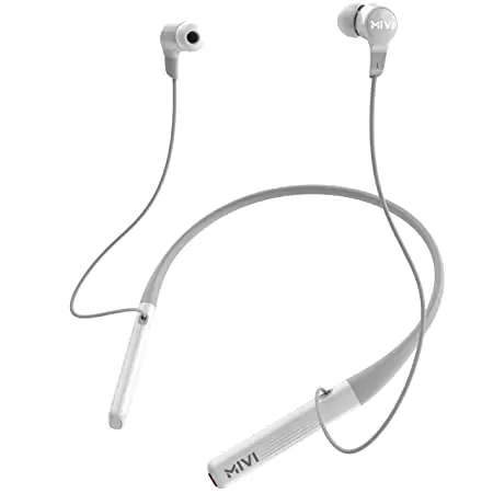 Mivi Collar 2B Neckband Bluetooth Wireless in Ear Earphones, 24 Hours Playtime, IPX7 Water Proof, Booming Bass, Magnetic Buds, Bluetooth 5.0 with mic | zopic