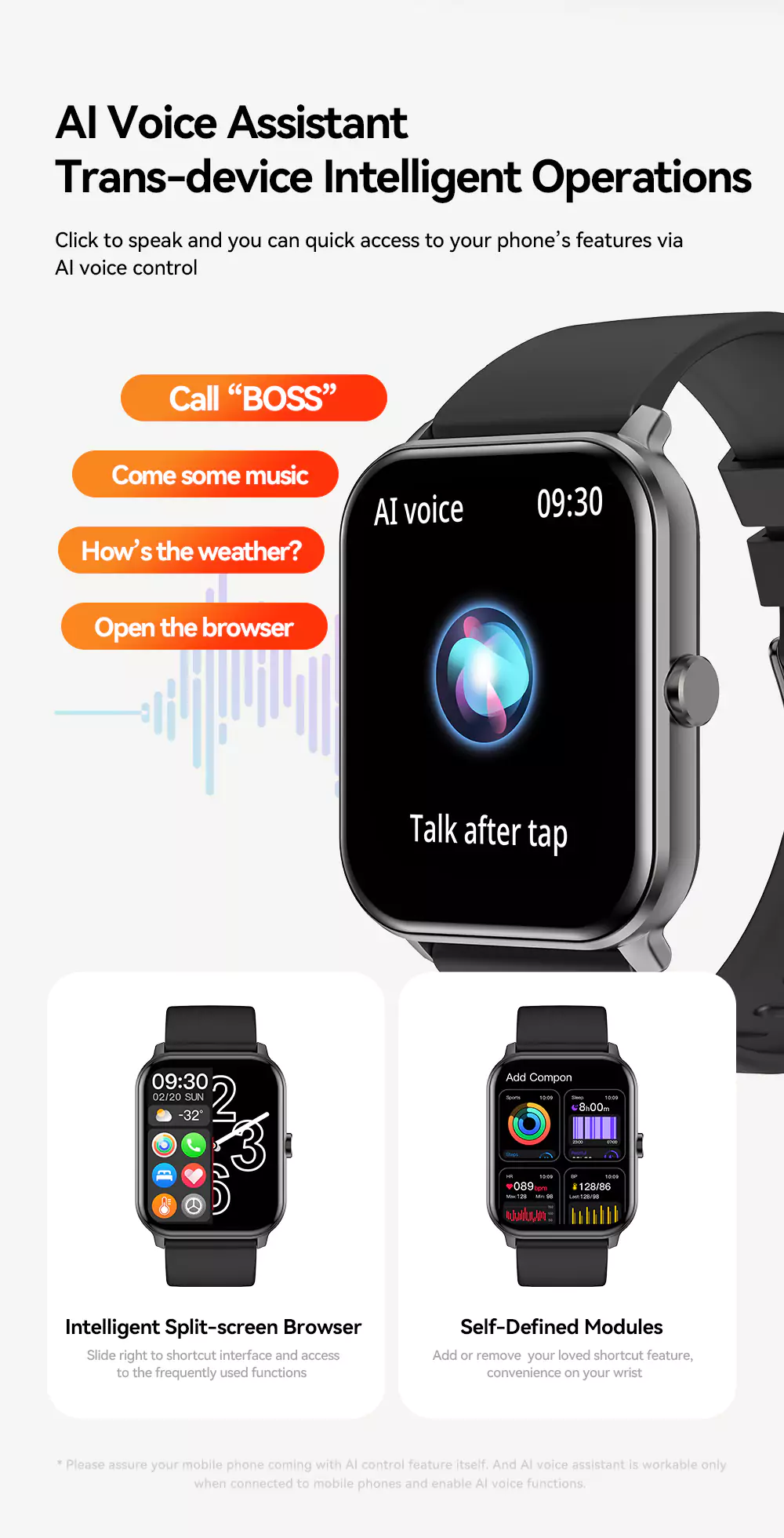 Minix Vega Lite Smartwatch Full Touch Metallic Body, HD Bluetooth Calling Full Touch Display, 28 Sports Mode, AI Voice Assistance, 3 Mini Games, Split Screen | zopic
