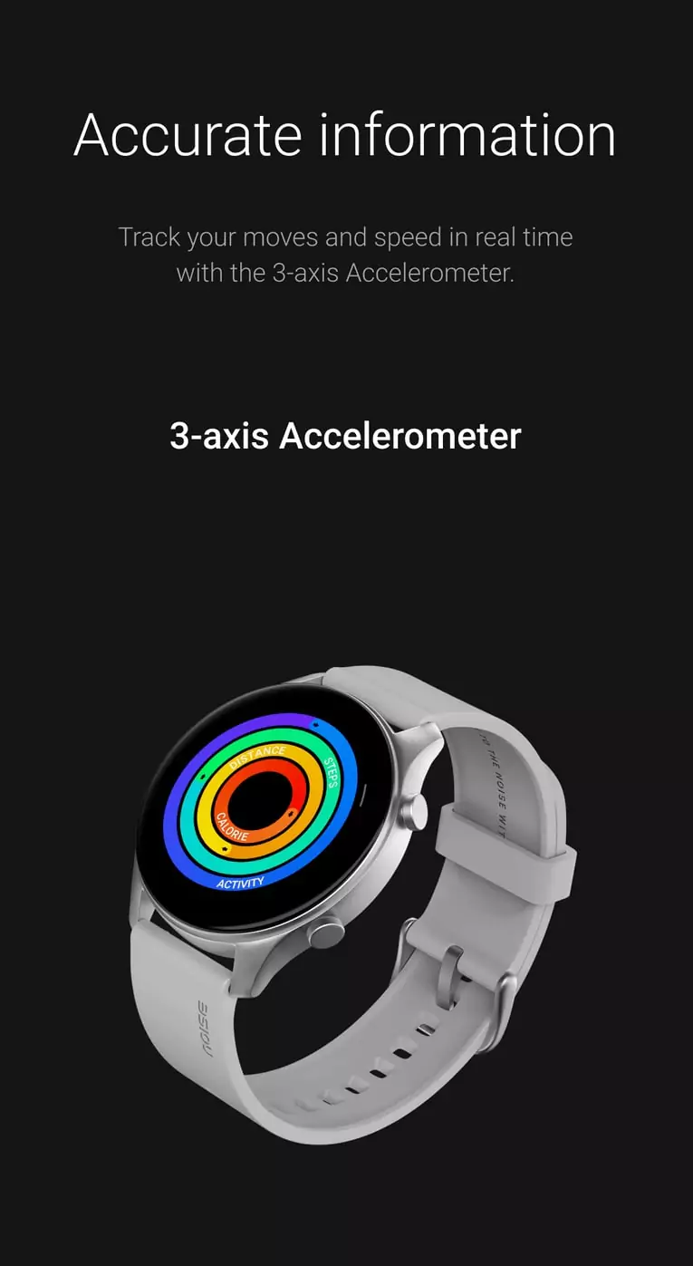 Noise Evolve 2 Smartwatch AMOLED with 42mm Dial Size, Customisable and cloud-based watch faces, 3 Atm water resistant, Fast charge, Battery Upto 7 Days | zopic