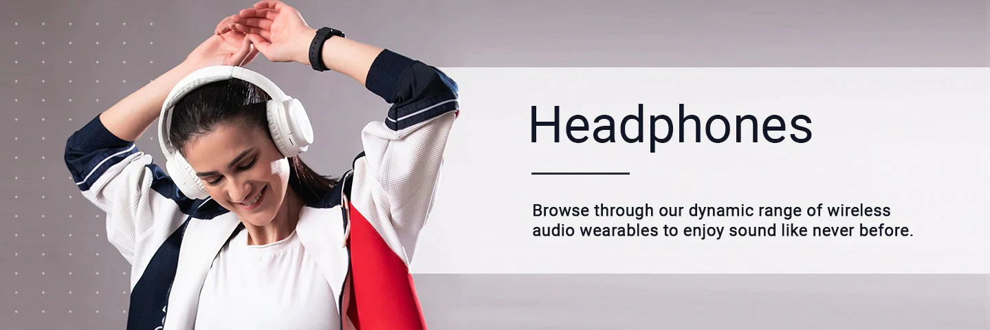 Noise One Wireless Bluetooth Headphones, Bluetooth version 5, Wireless range 10 m, Charging time 2 Hours, 16 hour of Playback Time | zopic