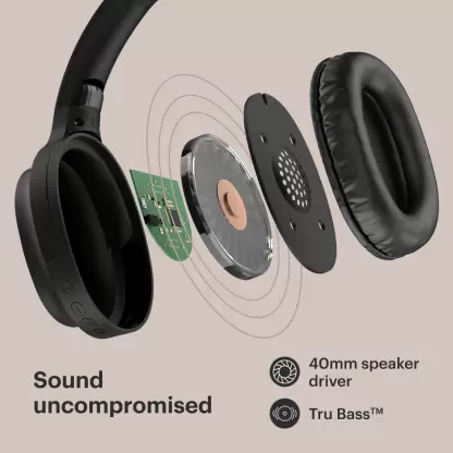 Noise One Wireless Bluetooth Headphones, Bluetooth version 5, Wireless range 10 m, Charging time 2 Hours, 16 hour of Playback Time | zopic