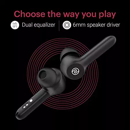 Noise Buds VS201 V2 Truly Wireless Earbuds with Dual Equalizer | Total 14-Hour Playtime | Full Touch Control | IPX5 Water Resistance and Bluetooth v5.1 | zopic