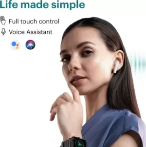 Noise Buds VS202 Earbuds with 13mm driver, Hyper Sync and Fast Charge, C Charging Port, Upto 24 Hours of Total Playtime, IPX4
