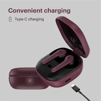 Noise Buds Prima 2 Earbuds with 50-Hours of Playtime, Quad Mic with ENC and Tru Bass, Hyper Sync, IPX5, Wireless range 10 m | zopic