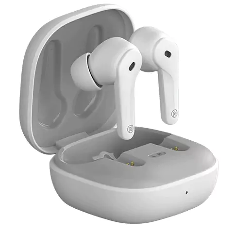 Noise Buds Prima 2 Earbuds with 50-Hours of Playtime, Quad Mic with ENC and Tru Bass, Hyper Sync, IPX5, Wireless range 10 m | zopic