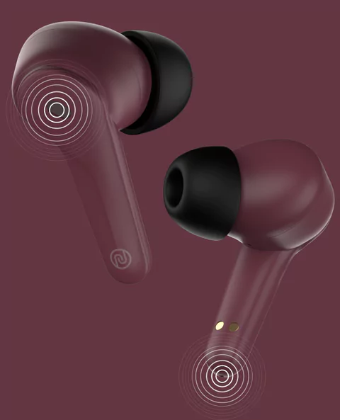 Noise Buds Prima 2 Earbuds with 50-Hours of Playtime, Quad Mic with ENC and Tru Bass, Hyper Sync, IPX5, Wireless range 10 m | zopic