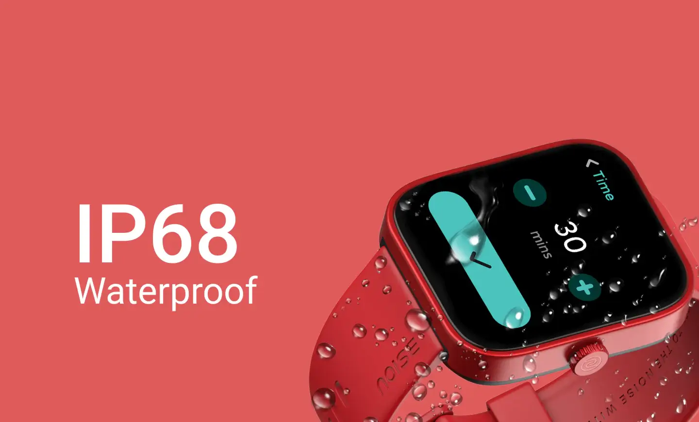 Noise ColorFit Caliber Smartwatch, 150+ watch faces, 60 Sports Mode, IP68 water resistant, Fitness & Outdoor, Battery 15 days, Sleep Monitor, Regular | zopic