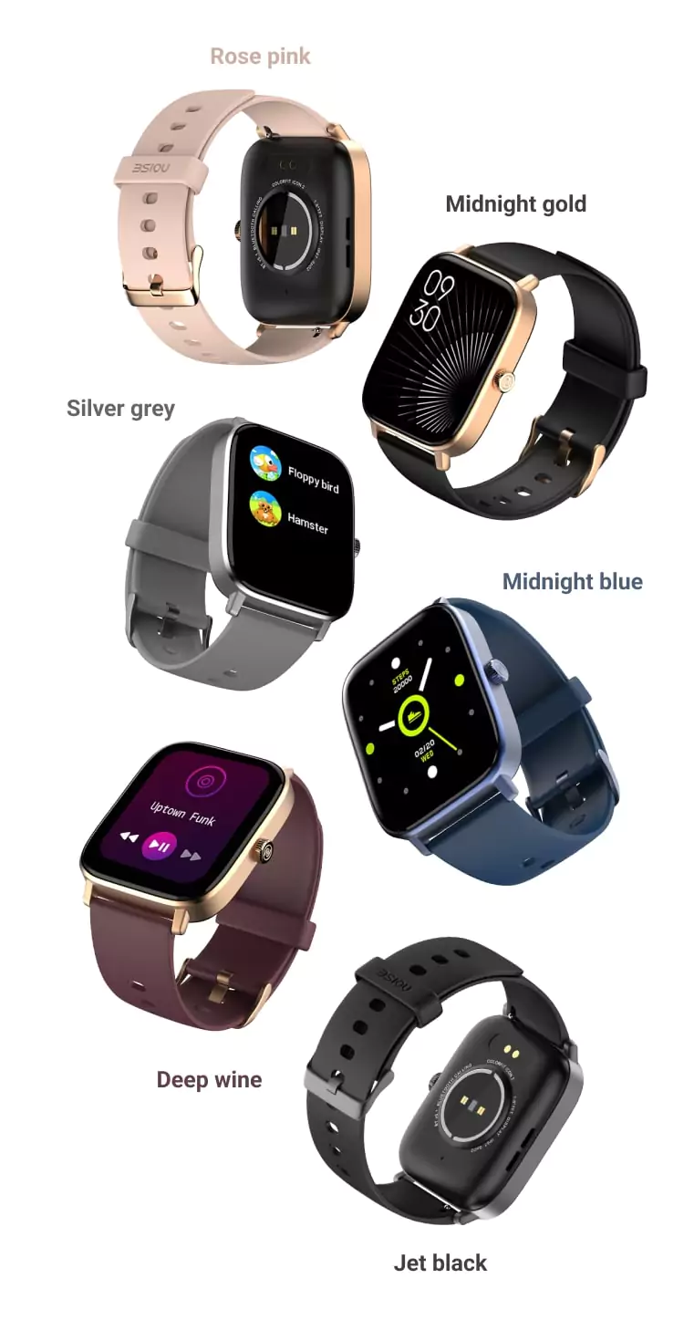 Noise ColorFit Icon 2 Smartwatch 1.8 Display, Bluetooth Calling, AI Voice Assistance, 100+ Cloud-Based Watch Faces, In-Built Games, Battery 7 days, Regular | zopic