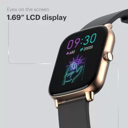 Noise ColorFit Icon Buzz Smartwatch Bluetooth Calling with Voice Assistance, 1.69"(4.29cm) Display, Built-in Games, Sleep, Spo2, OneSize | zopic