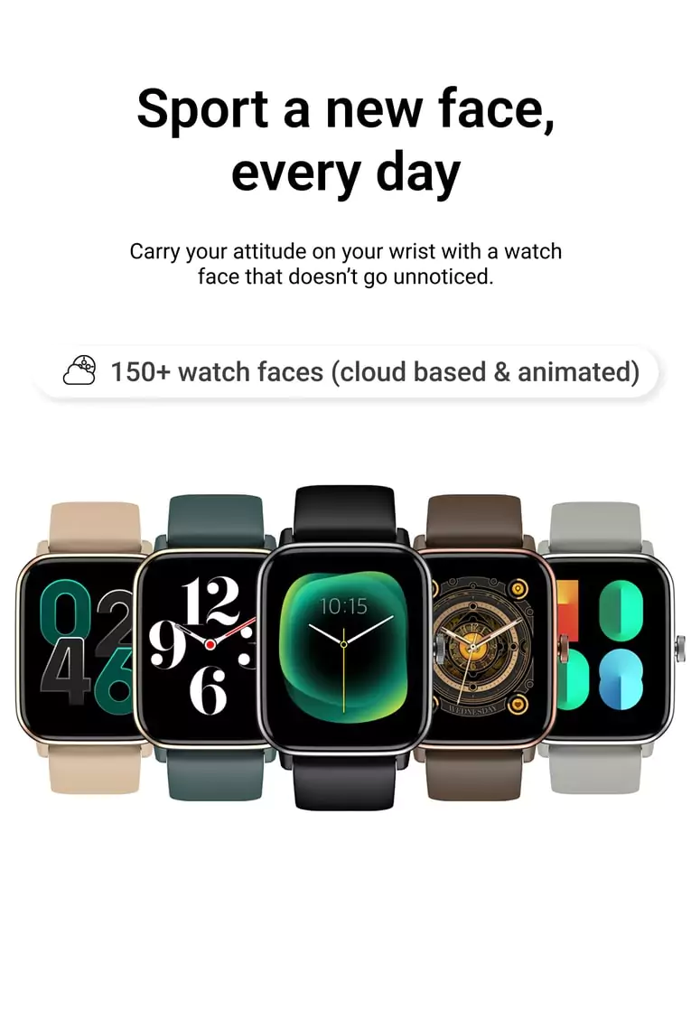 zopic Noise ColorFit Pro 4 Max Smartwatch 1.8" Biggest Display, Bluetooth Calling, 100 Sports Modes, Noise Detection, Noise Health & Productivity Suite, Battery 7 Days | zopic