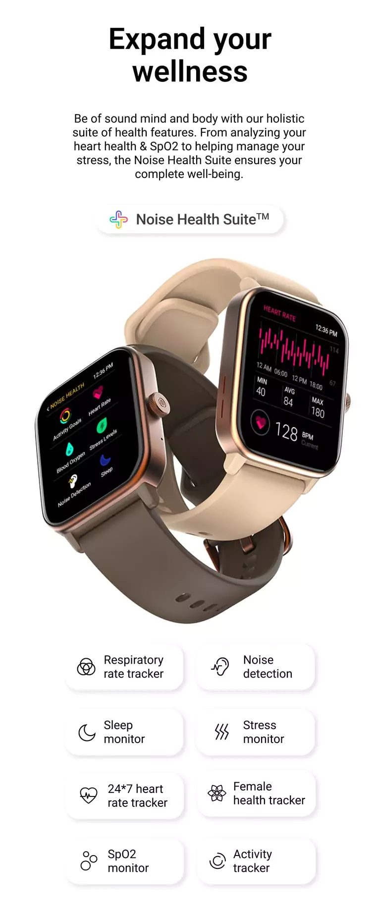 zopic Noise ColorFit Pro 4 Max Smartwatch 1.8" Biggest Display, Bluetooth Calling, 100 Sports Modes, Noise Detection, Noise Health & Productivity Suite, Battery 7 Days | zopic