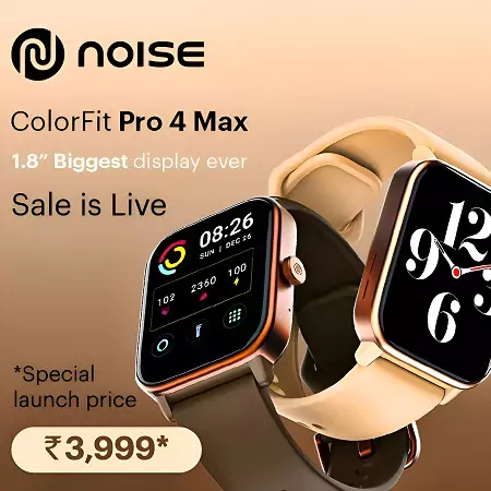 noise colorfit pro 4 max smartwatch zopic