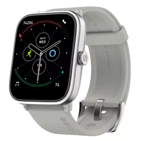 zopic Noise ColorFit Pro 4 Bluetooth Calling Smartwatch with 1.72" TruView Display, Fully-Functional Digital Crown, 311 PPI, 60Hz Refresh Rate, 500 NITS Brightness, Battery 7 Days, OneSize | zopic