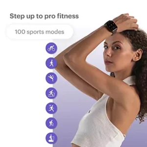 Noise ColorFit Pro 4 Bluetooth Calling Smartwatch with 1.72″ TruView Display, Fully-Functional Digital Crown, 311 PPI, 60Hz Refresh Rate, 500 NITS Brightness, OneSize