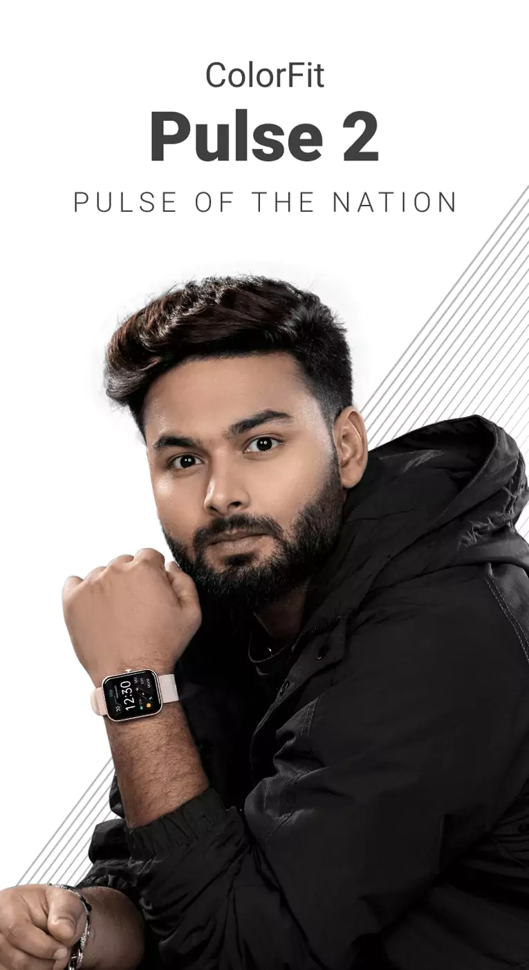 Noise ColorFit Pulse Smartwatch 2 Upto 10 Days Battery Life, 1.8" Biggest Display, 550 NITS Brightness, Sleek Metallic Body, HR, Sleep & Spo2 Monitoring, , Calls & SMS Reply | zopic