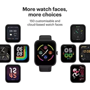 Noise ColorFit Pulse Buzz Smartwatch 1.69″ with Bluetooth Calling Function, Battery Upto 7 Days, 150 Watch Faces, 60 Sports Modes, Spo2 & Heart Rate Monitoring