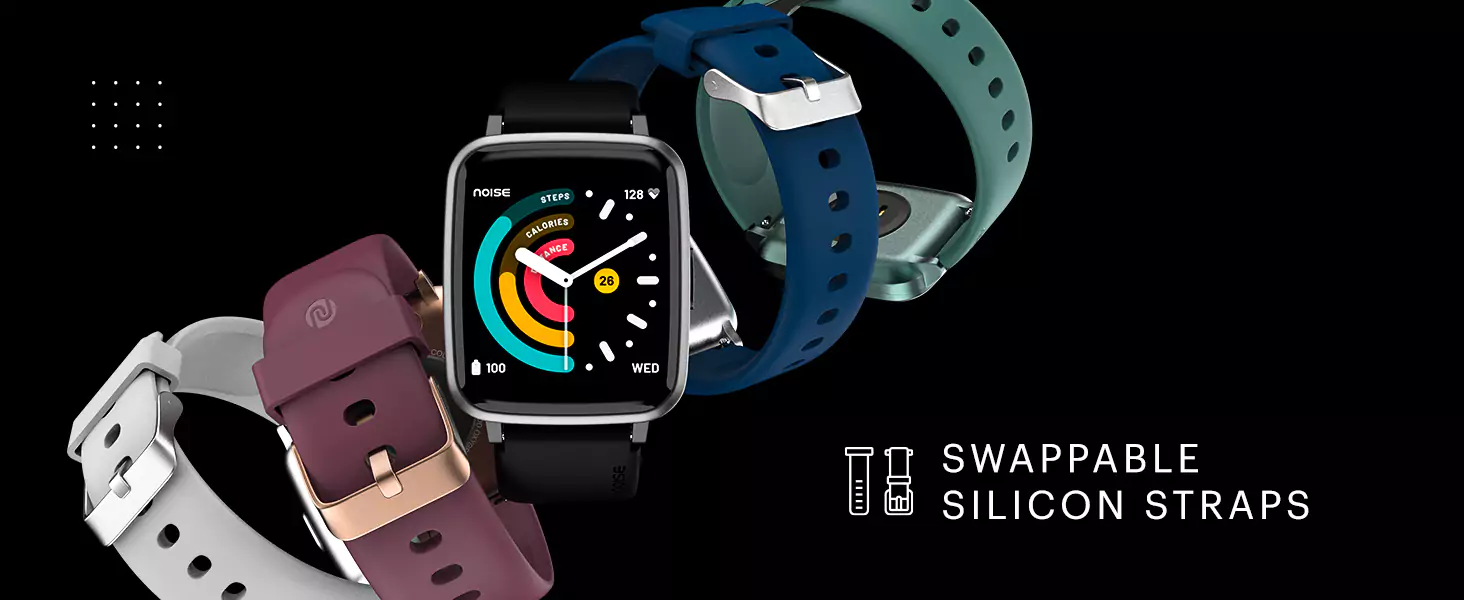 zopic Noise ColorFit Pulse Smartatch with 10 days battery life, 60+ Watch Faces, 1.4" Full Touch HD Display Smartwatch, Spo2, 24*7 Heart Rate Monitor Smart Band, Sleep Monitoring Smart Watches for Men and Women & IP68 | zopic