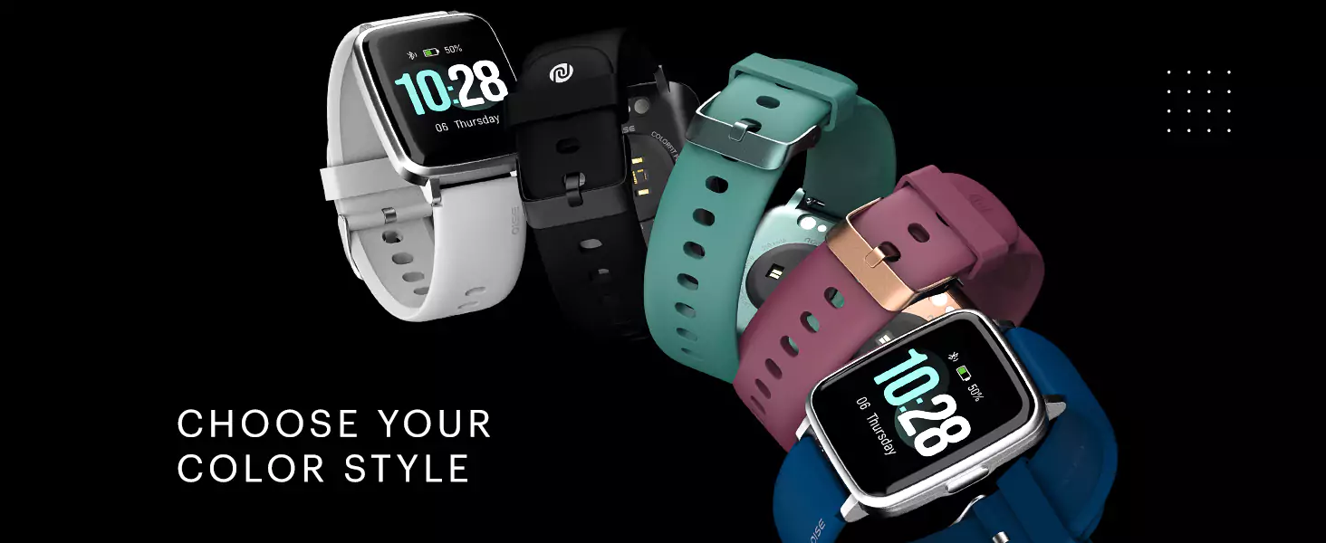 zopic Noise ColorFit Pulse Smartatch with 10 days battery life, 60+ Watch Faces, 1.4" Full Touch HD Display Smartwatch, Spo2, 24*7 Heart Rate Monitor Smart Band, Sleep Monitoring Smart Watches for Men and Women & IP68 | zopic