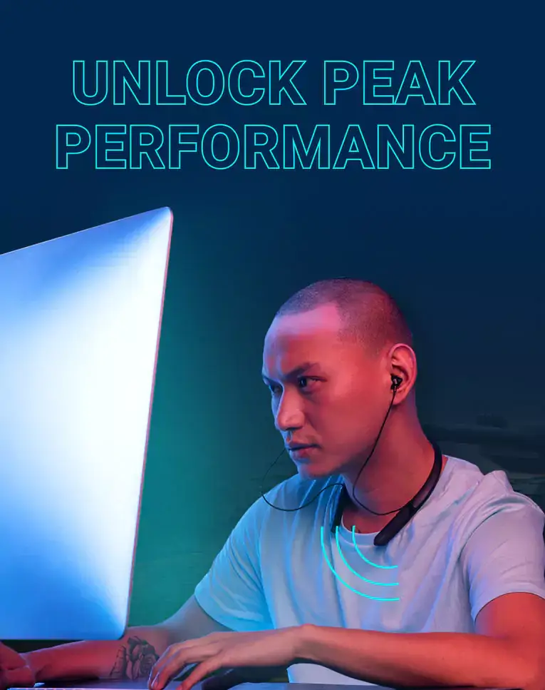 Noise Combat Gaming Neckband with Ultra Low Latency 45 Milliseconds Bluetooth Wireless with ENC with mic, instacharge and Breathing LED Lights | zopic