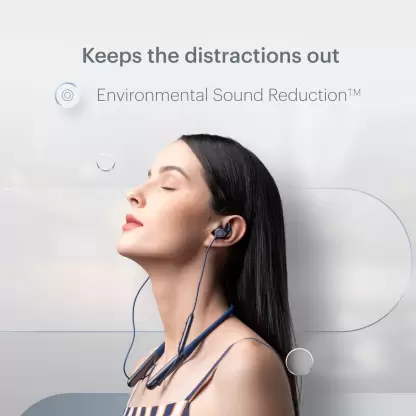 Noise Flair XL Neckband with 80hrs of playtime, ESR, Instacharge and Bluetooth v5.2 Bluetooth Headset, Type -C Charging Port, IPX5 | zopic
