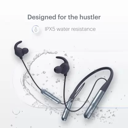 Noise Flair XL Neckband with 80hrs of playtime, ESR, Instacharge and Bluetooth v5.2 Bluetooth Headset, Type -C Charging Port, IPX5 | zopic