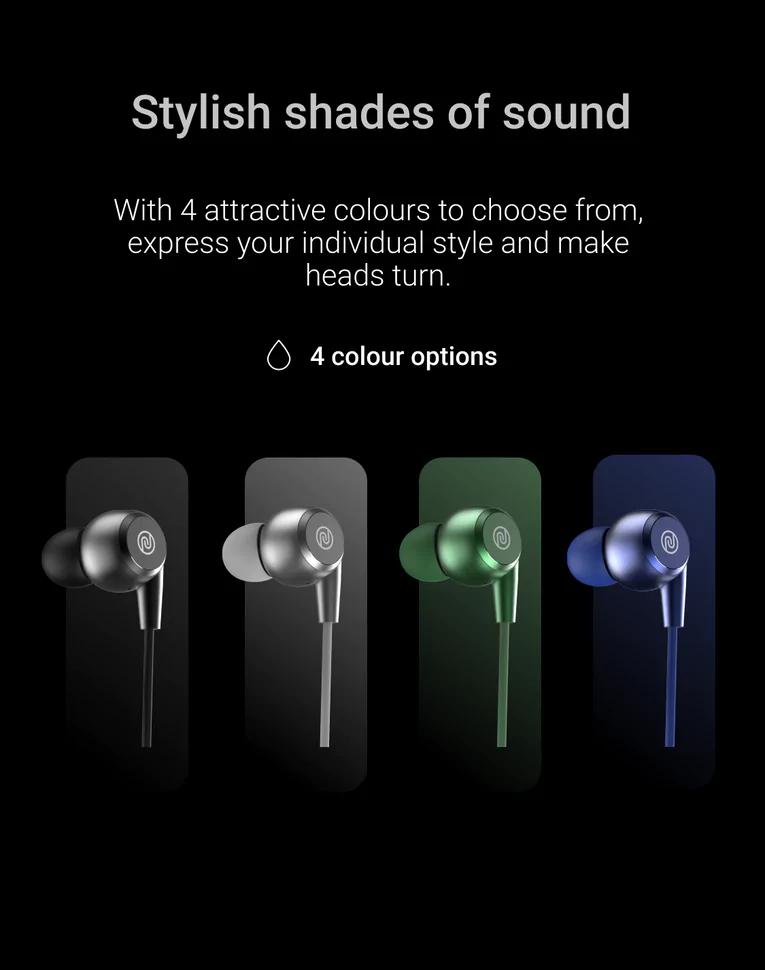 Noise Nerve Pro Neckband with upto 35 hrs of playtime, ESR, Instacharge and Bluetooth v5.2 Bluetooth Headset, 10min=10Hours Playtime, IPX5 | zopic