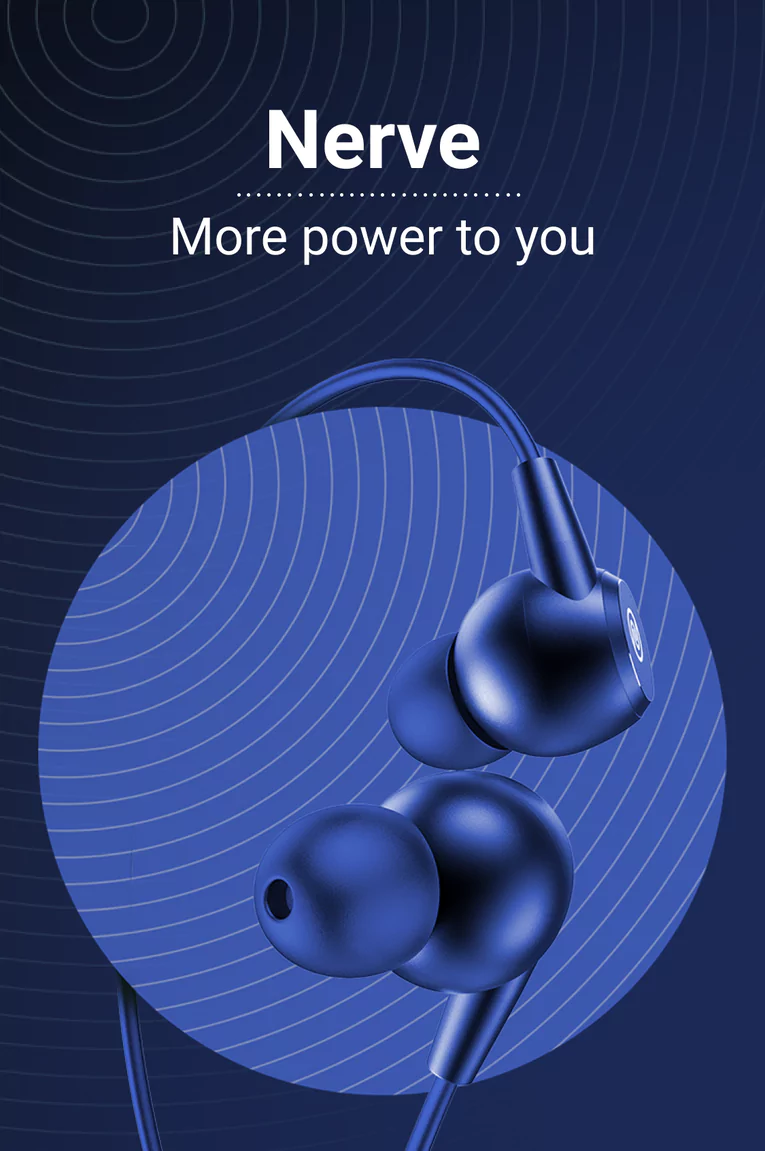 Noise Nerve Pro Neckband with upto 35 hrs of playtime, ESR, Instacharge and Bluetooth v5.2 Bluetooth Headset, 10min=10Hours Playtime, IPX5 | zopic