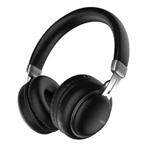 Noise Powr Headphones Bluetooth Wireless On Ear with Mic, 40mm Speaker Driver, 25Hr Playtime, Instacharge, Dual Pairing, True bass Technology, Black