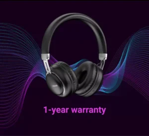 Noise Powr Headphones Bluetooth Wireless On Ear with Mic, 40mm Speaker Driver, 25Hr Playtime, Instacharge, Dual Pairing, True bass Technology, Black